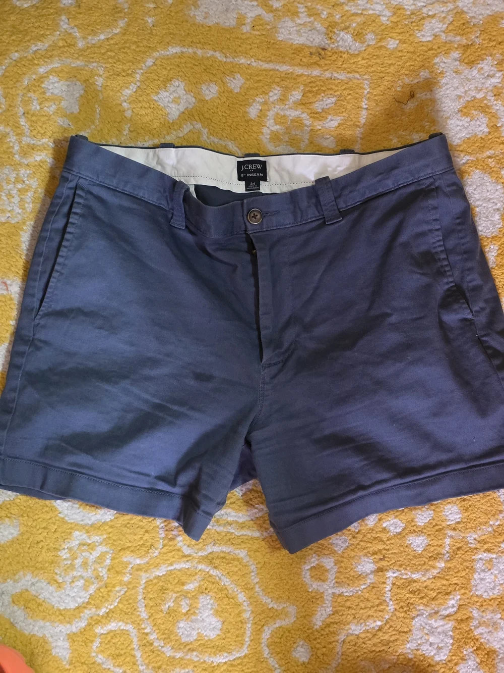 J. Crew Women's Navy Cotton Chino Shorts